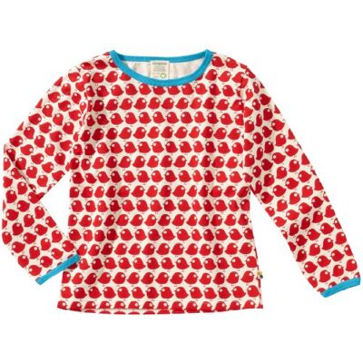 loud + proud Långärmad babyskjorta av ekologisk bomull, GOTS-certifierad, Röd (tomat), 74/80 cm loud + proud Långärmad babyskjorta av ekologisk bomull, GOTS-certifierad, Röd (tomat), 74/80 cm