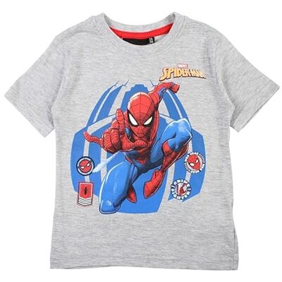 Disney Spiderman, T-shirt, pojke, flicka, (2–8 år), polo, linne, skjorta, tryck, kläder, unisex, barn, sport, andas, modell SPI36-0702 S2-8A, Färg: grå, 8 �r Disney Spiderman, T-shirt, pojke, flicka, (2–8 år), polo, linne, skjorta, tryck, kläder, unisex, barn, sport, andas, modell SPI36-0702 S2-8A, Färg: grå, 8 �r