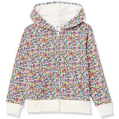 Amazon Essentials småbarn flickor fleece dragkedja huvtröja sweatshirt, vit Ditsy blommig, 2T Amazon Essentials småbarn flickor fleece dragkedja huvtröja sweatshirt, vit Ditsy blommig, 2T