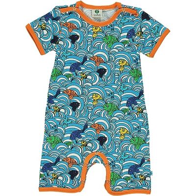 Småfolk bebisar pojkar Body Suit Ss/Sl. Fish spädbarn och småbarn dräkter Småfolk bebisar pojkar Body Suit Ss/Sl. Fish spädbarn och småbarn dräkter