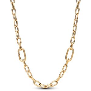 PANDORA ME Gliederhalskette mit kleinen Gliedern aus Sterling Silber mit 14 Karat vergoldete Metalllegierung, Kompatibel ME Collection, 50cm, 369685C00-50 PANDORA ME Gliederhalskette mit kleinen Gliedern aus Sterling Silber mit 14 Karat vergoldete Metalllegierung, Kompatibel ME Collection, 50cm, 369685C00-50