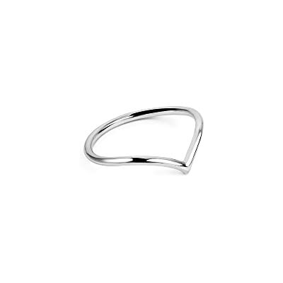 SINGULARU Peak silverring 925 sterling silver ring med polerad silver rodiumpläterad finish smycken för kvinnor tillverkad i Spanien olika finish och storlekar, 12, Silver, Ingen ädelsten SINGULARU Peak silverring 925 sterling silver ring med polerad silver rodiumpläterad finish smycken för kvinnor tillverkad i Spanien olika finish och storlekar, 12, Silver, Ingen ädelsten