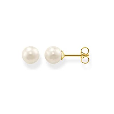 THOMAS SABO Boucles d'oreilles à tige en perles, petites, en argent sterling 925, H1430-028-14 THOMAS SABO Boucles d'oreilles à tige en perles, petites, en argent sterling 925, H1430-028-14