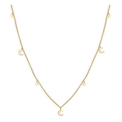Elli damhalsband 925 sterlingsilver, Guld Elli damhalsband 925 sterlingsilver, Guld