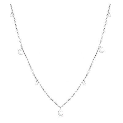 Elli damhalsband 925 sterlingsilver, 40cm, Silver, Ingen ädelsten Elli damhalsband 925 sterlingsilver, 40cm, Silver, Ingen ädelsten