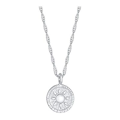 Elli halsband damer snöre mynt hänge rund sol vintage trend i 925 sterlingsilver, 420, Sterlingsilver, Utan Elli halsband damer snöre mynt hänge rund sol vintage trend i 925 sterlingsilver, 420, Sterlingsilver, Utan