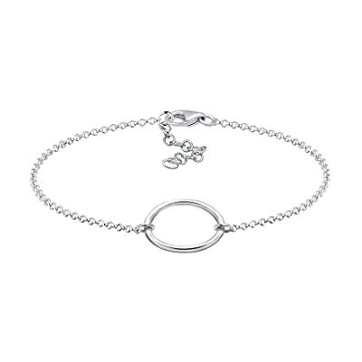 Elli Dam 925 sterling silver livscirkel guldpläterat armband av längd 18 cm, 7 8 inch, Metall Elli Dam 925 sterling silver livscirkel guldpläterat armband av längd 18 cm, 7 8 inch, Metall