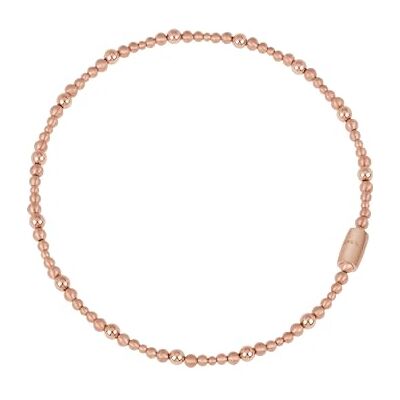 Breil Halskette für Damen Magnetica System Medium Sun Element aus IP-Stahl mit kleinen Kugeln in der Farbe Rosé Länge: 45cm, TJ2937 Breil Halskette für Damen Magnetica System Medium Sun Element aus IP-Stahl mit kleinen Kugeln in der Farbe Rosé Länge: 45cm, TJ2937
