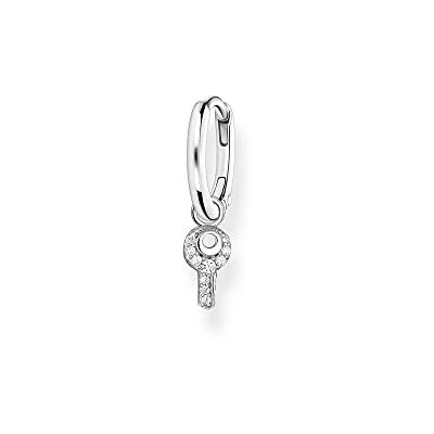 THOMAS SABO Damer enkel kreolsk nyckel zirkon 925 sterlingsilver CR701-051-14 THOMAS SABO Damer enkel kreolsk nyckel zirkon 925 sterlingsilver CR701-051-14