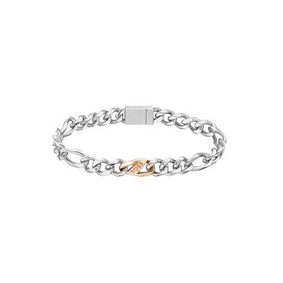 Boss Jewelry RIAN Collection kedjehalsband eller armband i tvåfärgat rostfritt stål, Medium, Rostfritt stål, Ingen ädelsten Boss Jewelry RIAN Collection kedjehalsband eller armband i tvåfärgat rostfritt stål, Medium, Rostfritt stål, Ingen ädelsten