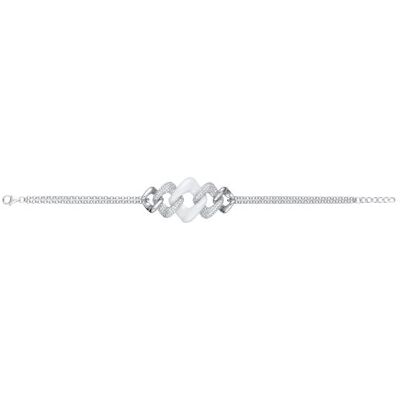 CERANITY dam – 1-32/0013-B-armband damhalsband silver 925/1000 5,8 g zirkon vit 19 cm CERANITY dam – 1-32/0013-B-armband damhalsband silver 925/1000 5,8 g zirkon vit 19 cm