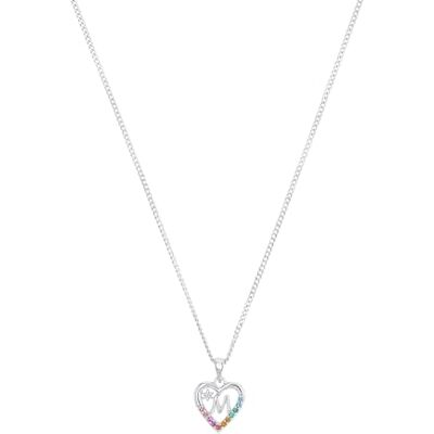 Prinzessin Lillifee Halsband med hänge 925 sterlingsilver barnhalsband för flickor, med zirconia synth., 35 + 3 cm, flerfärgad, M, kommer i smyckespresentask, 2027886 Prinzessin Lillifee Halsband med hänge 925 sterlingsilver barnhalsband för flickor, med zirconia synth., 35 + 3 cm, flerfärgad, M, kommer i smyckespresentask, 2027886