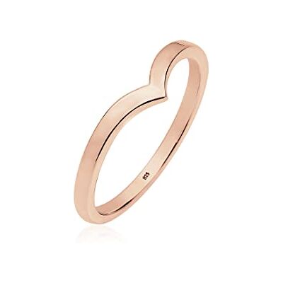 Elli Damring V ring V geo stacking geo basic tidlös trend rosé guldpläterad silver 925 0602280516, 54 EU, Året runt, Utan Elli Damring V ring V geo stacking geo basic tidlös trend rosé guldpläterad silver 925 0602280516, 54 EU, Året runt, Utan