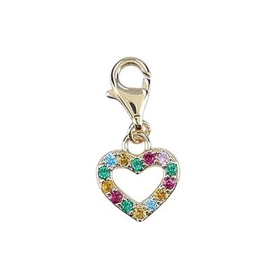 Depesche 11785-079 Charms Express gör-det-själv – hänge för halsband och armband, färgglatt hjärta, guldpläterat, som en liten gåva, Vanlig, Metall, Ingen ädelsten Depesche 11785-079 Charms Express gör-det-själv – hänge för halsband och armband, färgglatt hjärta, guldpläterat, som en liten gåva, Vanlig, Metall, Ingen ädelsten
