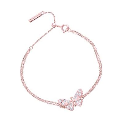 Olivia Burton Dam 3D BUTTERFLY kollektion kedja armband roséguld OBJMBB11, En storlek, Mässing, Ingen ädelsten Olivia Burton Dam 3D BUTTERFLY kollektion kedja armband roséguld OBJMBB11, En storlek, Mässing, Ingen ädelsten