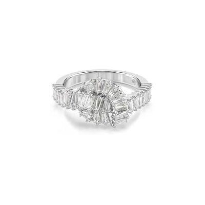 Swarovski Matrix Ring Vit, Rodiumpläterad Swarovski Matrix Ring Vit, Rodiumpläterad