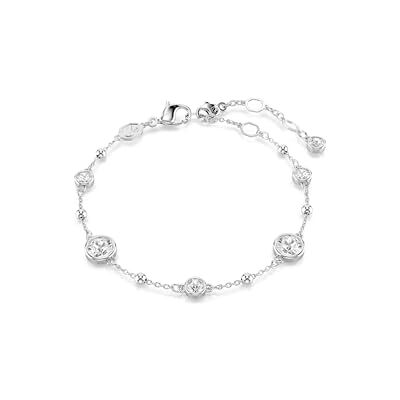 Swarovski Imber armband, rund skuren, vit, Rhodium pläterad Swarovski Imber armband, rund skuren, vit, Rhodium pläterad
