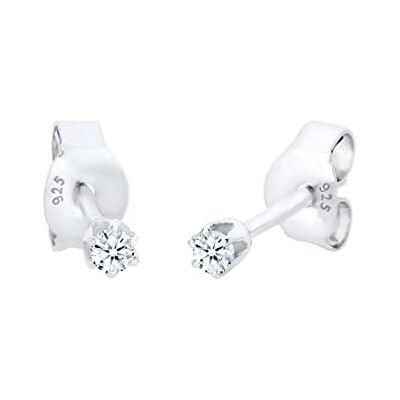 DIAMORE Damörhängen stiftörhängen basic med diamant (0,06 ct.) i 925 sterlingsilver e silver, colore: silver, cod. 0305750213 DIAMORE Damörhängen stiftörhängen basic med diamant (0,06 ct.) i 925 sterlingsilver e silver, colore: silver, cod. 0305750213