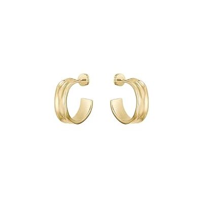Boss smycken dam RIPPLE kollektion örhängen i gult guld med krusning linjer 1580776 Boss smycken dam RIPPLE kollektion örhängen i gult guld med krusning linjer 1580776