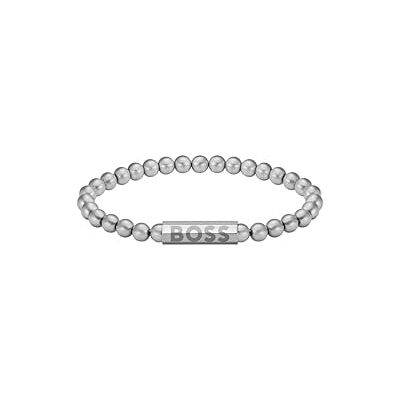Boss Jewelry Men's SPHERE METAL Collection Pärlarmband i rostfritt stål 1580658M, Medium, Rostfritt stål, Ingen ädelsten Boss Jewelry Men's SPHERE METAL Collection Pärlarmband i rostfritt stål 1580658M, Medium, Rostfritt stål, Ingen ädelsten