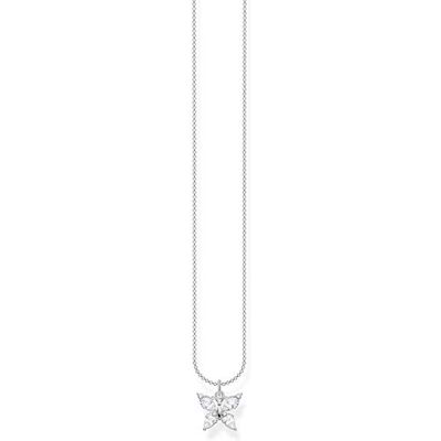 THOMAS SABO Damhalsband fjäril vit sten 925 sterlingsilver KE2101-051-14-L45V 38-45 cm sterling silver zirkon, 38-45 cm, Sterlingsilver, Kubisk zirkonia THOMAS SABO Damhalsband fjäril vit sten 925 sterlingsilver KE2101-051-14-L45V 38-45 cm sterling silver zirkon, 38-45 cm, Sterlingsilver, Kubisk zirkonia