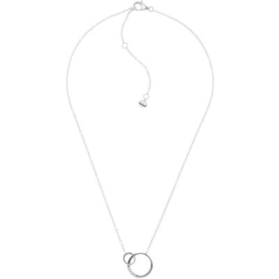 Skagen Rostfritt stål eller halvädelmetall med karbinlås, för kvinnor Halsband med ringhänge Skagen Rostfritt stål eller halvädelmetall med karbinlås, för kvinnor Halsband med ringhänge
