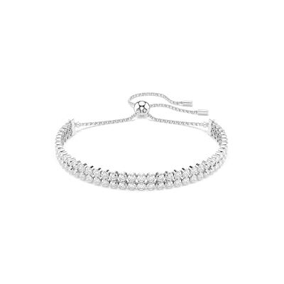 Swarovski Matris tennisarmband, vitt, rodium glänsande Swarovski Matris tennisarmband, vitt, rodium glänsande