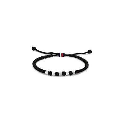 Tommy Hilfiger Smycken Mäns Nylon Armband Svart 2790681 Tommy Hilfiger Smycken Mäns Nylon Armband Svart 2790681