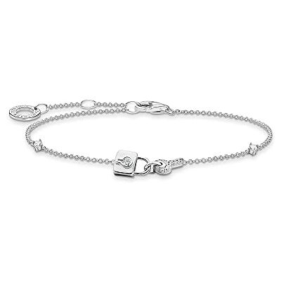 THOMAS SABO Damarmband lås 925 sterlingsilver med zirkon, A2040-051-14-L19V THOMAS SABO Damarmband lås 925 sterlingsilver med zirkon, A2040-051-14-L19V