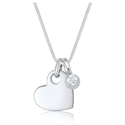 Elli PREMIUM kvinnor silver hänge halsband, 45, Sterlingsilver, Diamant Elli PREMIUM kvinnor silver hänge halsband, 45, Sterlingsilver, Diamant