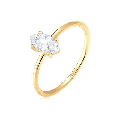 Elli damer äkta smycken ring förlovningsring förlovning markis med zirkonia sten i 925 sterlingsilver, 56 EU, Sterlingsilver, Kubisk zirkonia Elli damer äkta smycken ring förlovningsring förlovning markis med zirkonia sten i 925 sterlingsilver, 56 EU, Sterlingsilver, Kubisk zirkonia