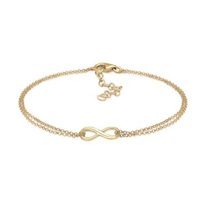Elli armband kvinnor oändlighetssymbol trend i 925 sterlingsilver, 18, Sterlingsilver Elli armband kvinnor oändlighetssymbol trend i 925 sterlingsilver, 18, Sterlingsilver
