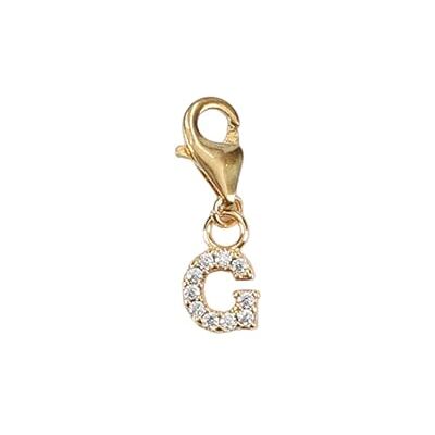 Depesche 11785-014 Charms Express gör-det-själv – hänge för halsband och armband, bokstav G, guldpläterad, som liten gåva, Vanlig, Metall, Ingen ädelsten Depesche 11785-014 Charms Express gör-det-själv – hänge för halsband och armband, bokstav G, guldpläterad, som liten gåva, Vanlig, Metall, Ingen ädelsten