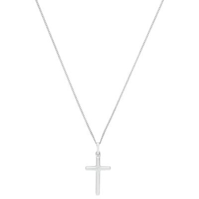amor halsband med hänge 925 sterling silver unisex dam herrhalsband, 45 cm, silver, kors, Kommer i smycken presentförpackning, 9070435 amor halsband med hänge 925 sterling silver unisex dam herrhalsband, 45 cm, silver, kors, Kommer i smycken presentförpackning, 9070435