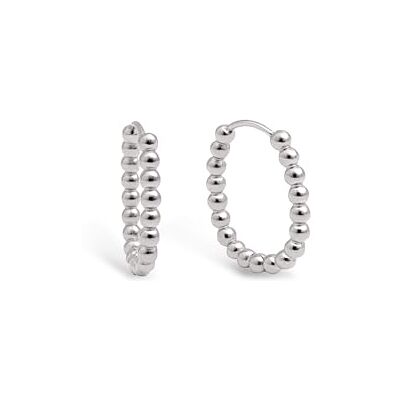 SINGULARU Dana Dots Örhängen, stål- eller stålörhängen med 18K guldpläterad finish, ovala örhängen med Kongo/klickstängning, damsmycken – olika utföranden, Eén maat, Rostfritt stål, Ingen ädelsten SINGULARU Dana Dots Örhängen, stål- eller stålörhängen med 18K guldpläterad finish, ovala örhängen med Kongo/klickstängning, damsmycken – olika utföranden, Eén maat, Rostfritt stål, Ingen ädelsten