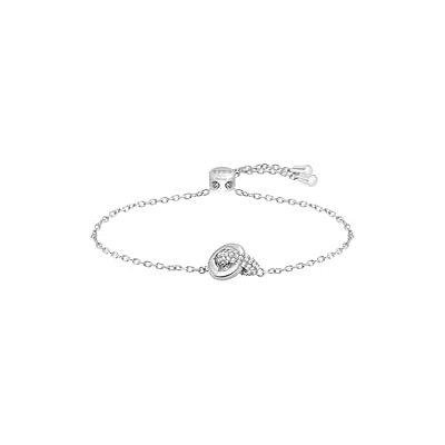 Boss Jewelry Women's LIVE PRECIOUS Collection armband i rostfritt stål med sammanflätade ringar och kristaller 1580756 Boss Jewelry Women's LIVE PRECIOUS Collection armband i rostfritt stål med sammanflätade ringar och kristaller 1580756