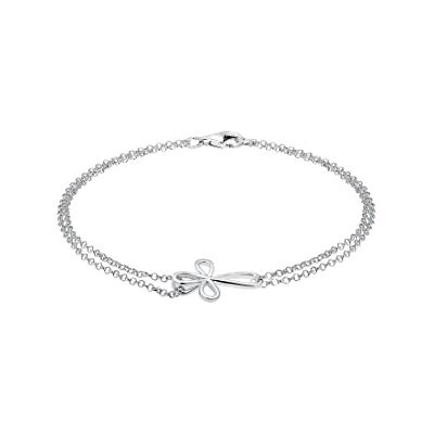 Elli Dam Xilion Cut Armband, 170, Silver Elli Dam Xilion Cut Armband, 170, Silver