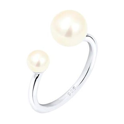 Elli Dam 925 sterling silver sötvattenspärlor ring, storlek N Elli Dam 925 sterling silver sötvattenspärlor ring, storlek N