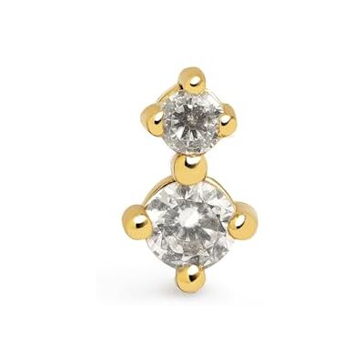 SINGULARU Lösa zirkonörhängen Lösa örhängen i 925 sterlingsilver eller mässing med 18 karat guldpläterad finish och med motiv Zirkonia örhängen Smycken för kvinnor, Eén maat, Guld, Ingen SINGULARU Lösa zirkonörhängen Lösa örhängen i 925 sterlingsilver eller mässing med 18 karat guldpläterad finish och med motiv Zirkonia örhängen Smycken för kvinnor, Eén maat, Guld, Ingen