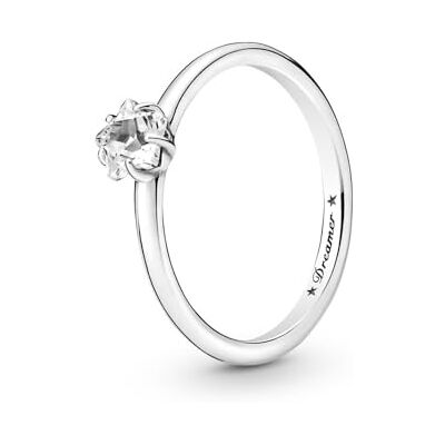 PANDORA Moments himmelsk glittrande stjärna solitärring i sterling silver med klar kubisk zirkonia, 50 PANDORA Moments himmelsk glittrande stjärna solitärring i sterling silver med klar kubisk zirkonia, 50