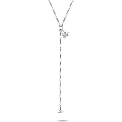 LIEBESKIND Berlin halsband LJ-1632-N-55 i rostfritt stål i silver LIEBESKIND Berlin halsband LJ-1632-N-55 i rostfritt stål i silver