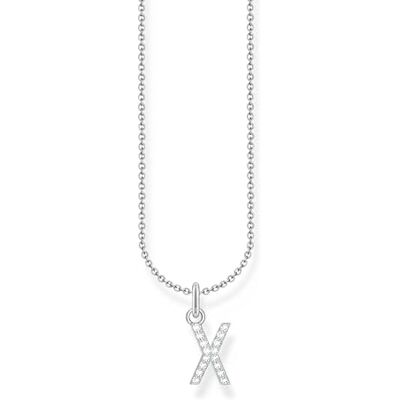 THOMAS SABO Brev X Halsband 925 Sterlingsilver med zirkoniumoxid KE2263-051-14 THOMAS SABO Brev X Halsband 925 Sterlingsilver med zirkoniumoxid KE2263-051-14