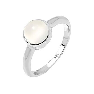 Elli Ring månsten 925 sterlingsilver, 64, Silver, Månsten Elli Ring månsten 925 sterlingsilver, 64, Silver, Månsten