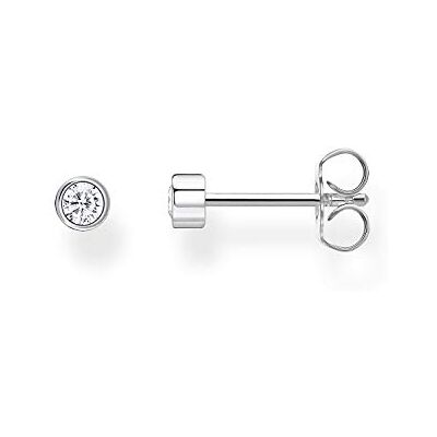THOMAS SABO boucles d'oreilles simples clous pierre blanche argent argent sterling 925 H2136-051-14 THOMAS SABO boucles d'oreilles simples clous pierre blanche argent argent sterling 925 H2136-051-14