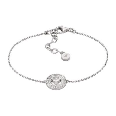 Giorgio Armani armband för kvinnor, silver, EG3586040, Metalliskt silver Giorgio Armani armband för kvinnor, silver, EG3586040, Metalliskt silver
