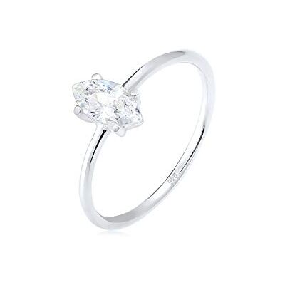 Elli damer äkta smycken ring förlovningsring förlovning markis med zirkonia sten i 925 sterlingsilver, 54 EU, fasettad slipning, Kubisk zirkonia Elli damer äkta smycken ring förlovningsring förlovning markis med zirkonia sten i 925 sterlingsilver, 54 EU, fasettad slipning, Kubisk zirkonia