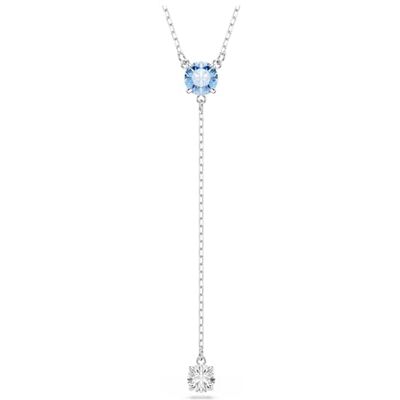 Swarovski Stilla Halsband, Fancy blå, Rodiumpläterad Swarovski Stilla Halsband, Fancy blå, Rodiumpläterad