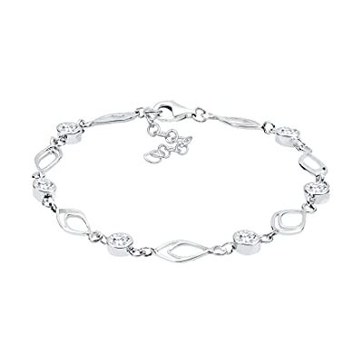Elli dam armband 925 sterlingsilver kristall zirkon 18 cm vit 0210511113_18 Elli dam armband 925 sterlingsilver kristall zirkon 18 cm vit 0210511113_18