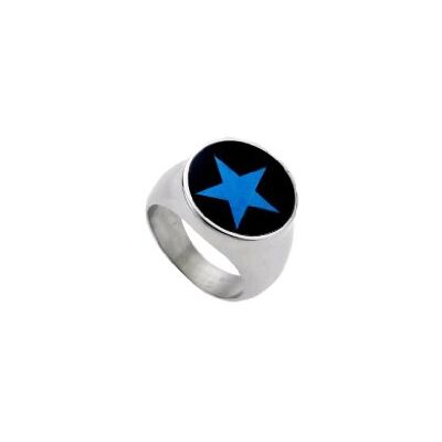 Wildcat ring rostfritt stål Star turkos 347070038-1 e rostfritt stål, 63 (20.1), cod. 347070038-1-020 Wildcat ring rostfritt stål Star turkos 347070038-1 e rostfritt stål, 63 (20.1), cod. 347070038-1-020