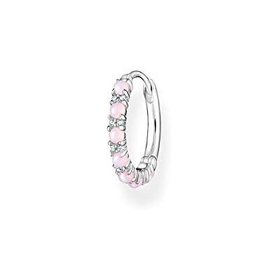 THOMAS SABO kvinnor enkel ring örhänge 925 sterlingsilver, En storlek, Metall, Kubisk zirkonia THOMAS SABO kvinnor enkel ring örhänge 925 sterlingsilver, En storlek, Metall, Kubisk zirkonia